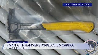 Police: Ohio man arrested after trying to get into Capitol with hammer