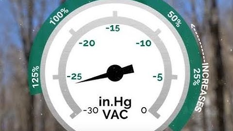 Vacuum and Yield in Maple Production