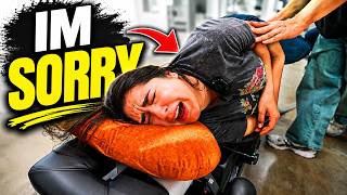**SHE LIED** ABOUT HAVING BACK PAIN! 😭 | EMOTIONAL Chiropractic Asmr Neck Pain Relief | Dr Tubio