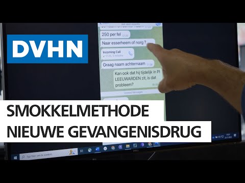 Blauwe belastingenvelop voor drugssmokkel gebruikt