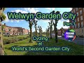 Welwyn Garden City (Part-1) | City Cycling Tour | World's Second Garden City | Hertfordshire