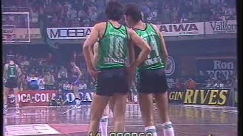 Joventut Badalona vs Barcelona 1985 (Últimos 4 minutos)