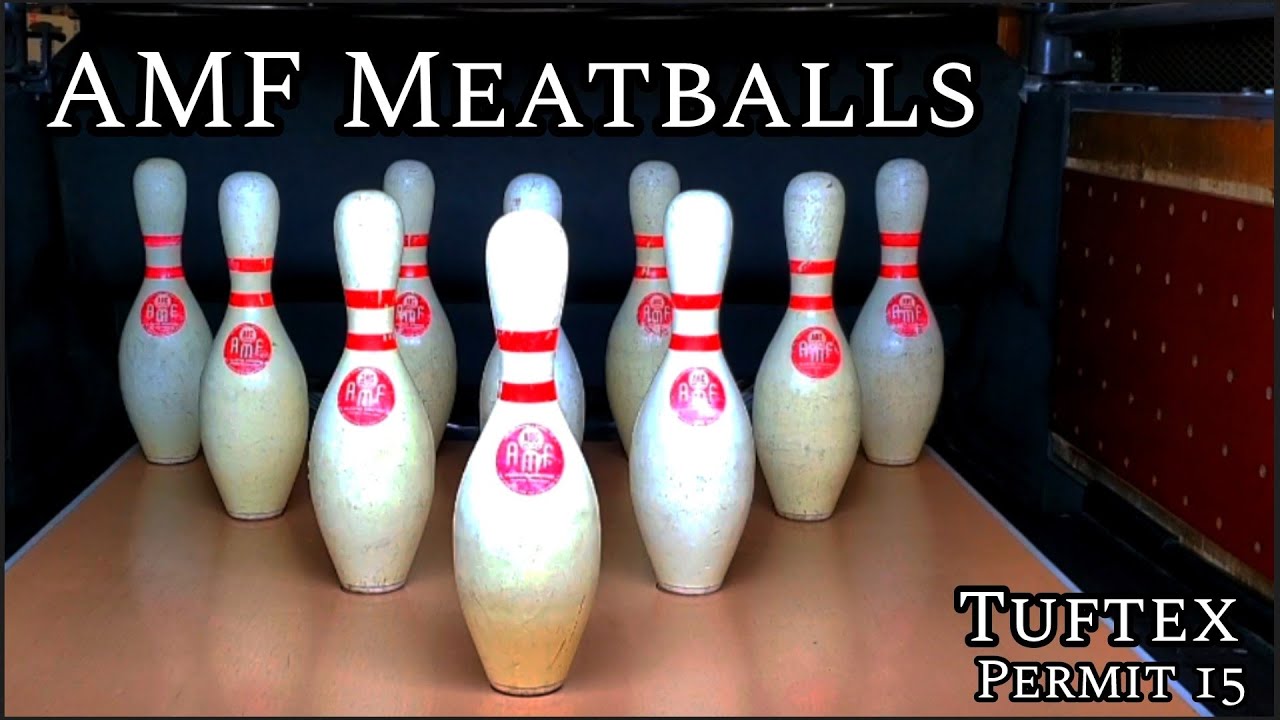 Боулинг с фрикадельками AMF (вариант Tuftex с разрешением 15) [Анализ кеглей для боулинга]