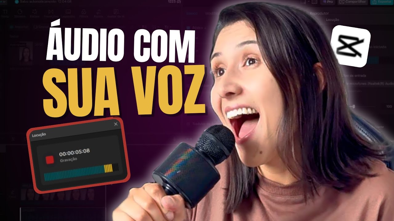 Como Gravar Sua Própria Voz no CapCut PC (Passo a Passo)