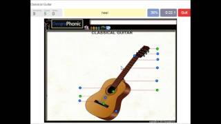 Teile einer klassischen Gitarre Spiel | Musikspiel | Akustische gitarre screenshot 1
