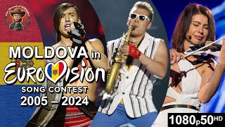 Moldova 🇲🇩 in Eurovision Song Contest (2005-2024)