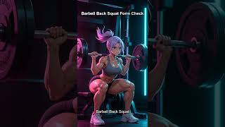 Barbell Back Squat Form Check | ShōnenFit #Shorts