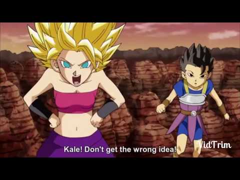 DBS - Kale Goes LSSJ Agaisnt Cabba and Caulifla (10's Pantera)