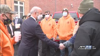 Gov. Wolf visits Erie to outline plan to protect workers, improve pay and paid sick leave
