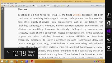 A Multi Hop Broadcast Protocol for Emergency Message Dissemination in Urban Vehicular Ad Hoc Network