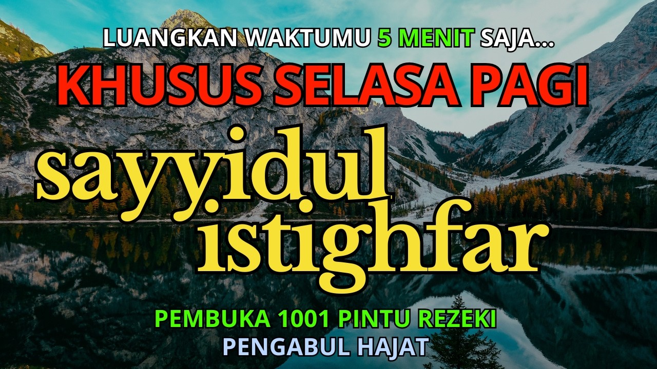 Menangislah dalam Dzikir – Istighfar Taubat yang Mengharukan
