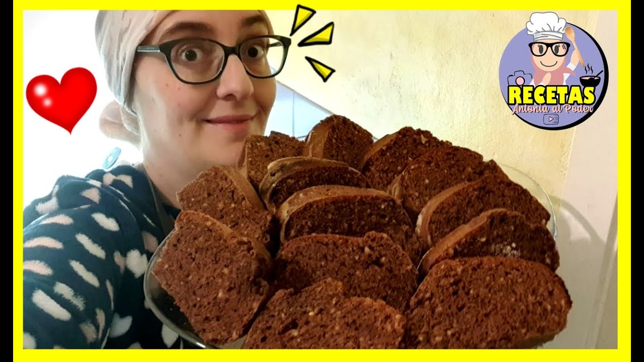 BIZCOCHO NUBE!!!  DE CHOCOLATE CON AVELLANAS! SU OLOR TE ENLOQUECERA!!