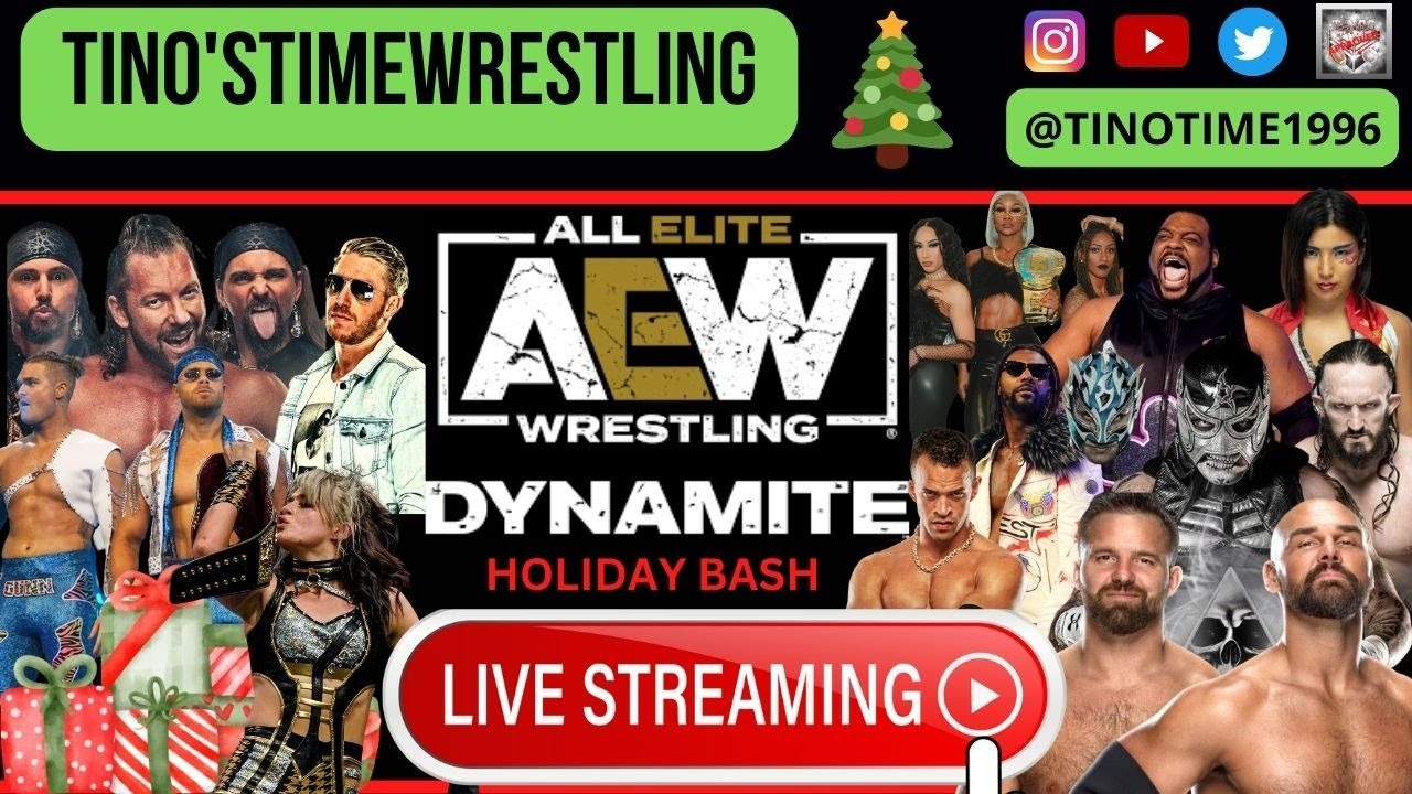 AEW Holiday Bash Watch Party YouTube