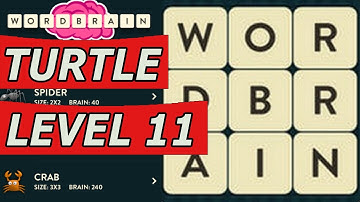 WordBrain Turtle Level 11 Answers (Android/IOS)