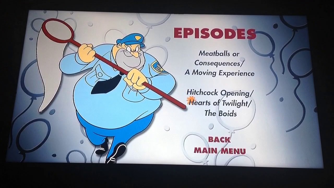 Animaniacs: Vol. 1 (All Discs) Main Menu Walkthrough