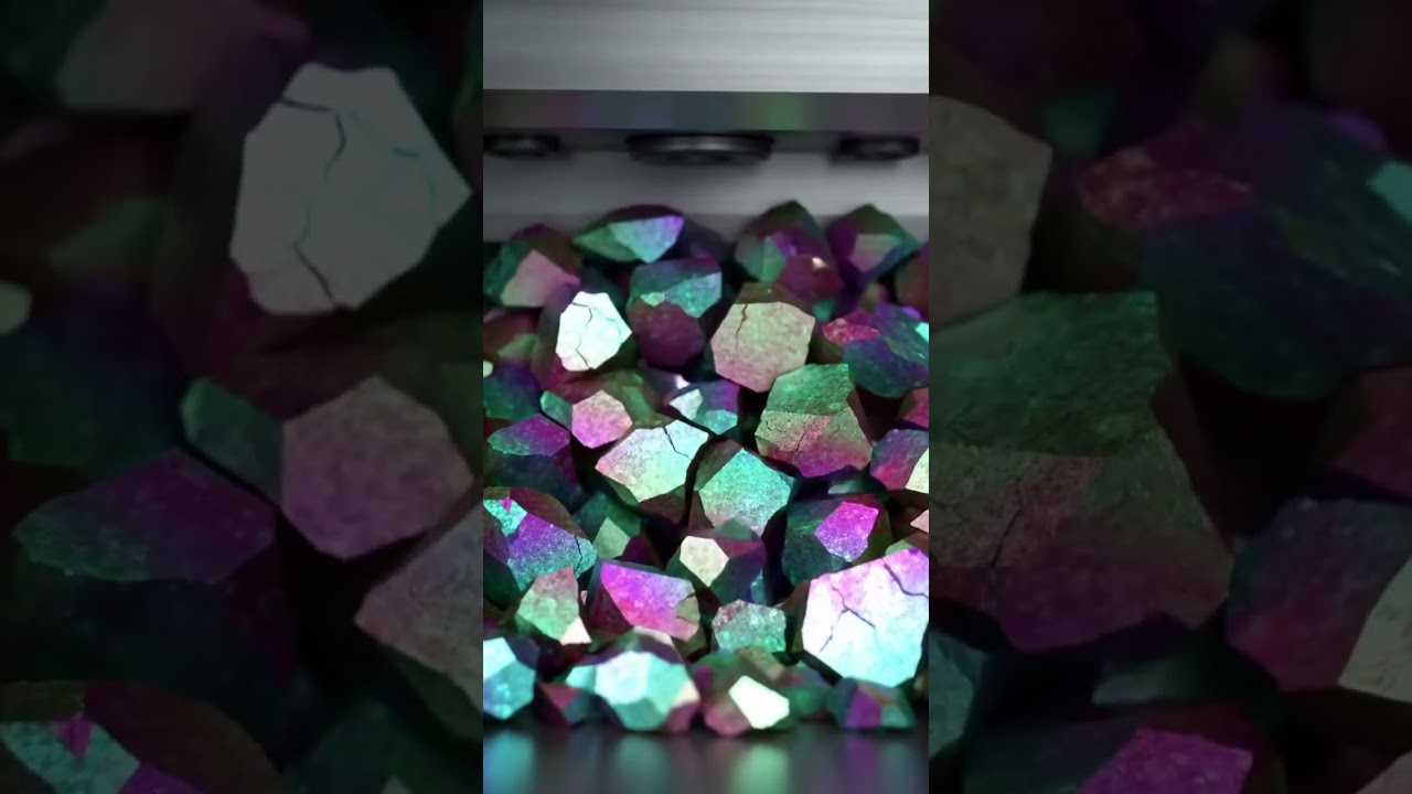 Hydraulic Press vs Crystal Rocks 襤 ASMR