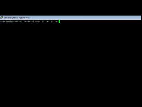 Linux - diff Command - w3resource