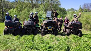 Едем на Родину композитора Даргомыжского на квадроциклах Stels guepard, CF MOTO, Polaris, Baltmotors