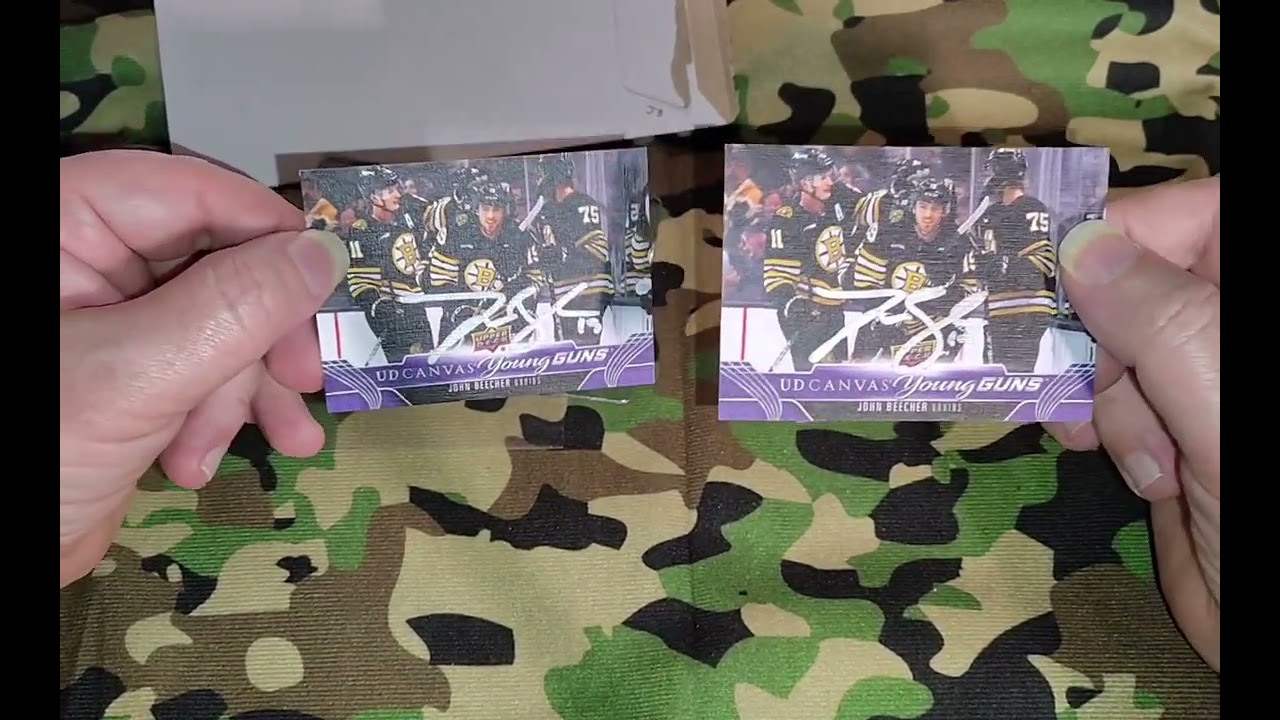 🏒 🐻 Fantastic TTM Auto Return on Nice Young Guns Canvas RC Cards.👍🏼