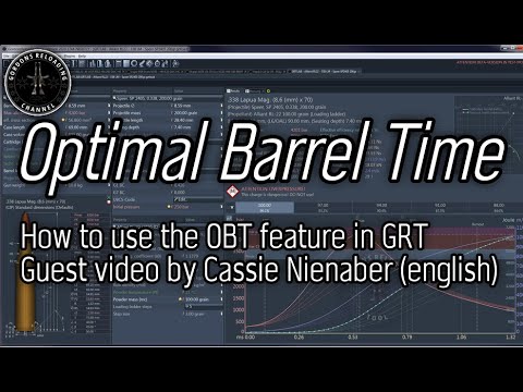 (english) Tutorial Optimal Barrel Time with GRT