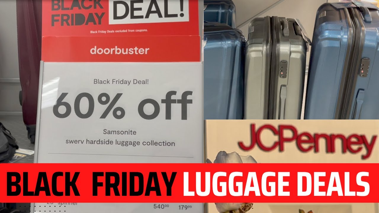 Black Friday Luggage Deals at JCPenney YouTube