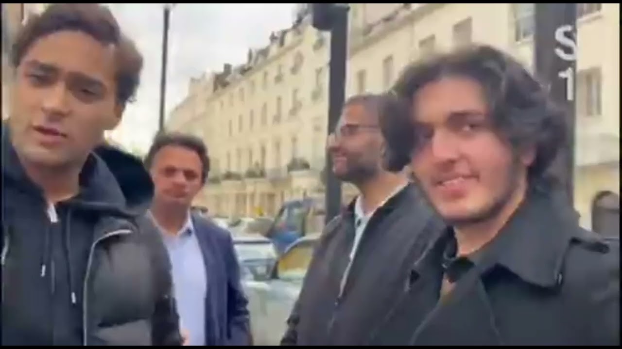 junaid Safdar Or Shayan Ali London Main Pehli  Baar Amny Samany  Nawaz Sharif Ky Guards Ki Badtamzee