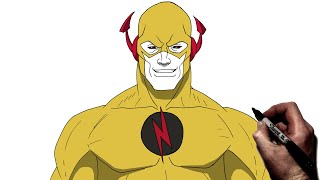 How To Draw Reverse Flash | Step By Step | DC