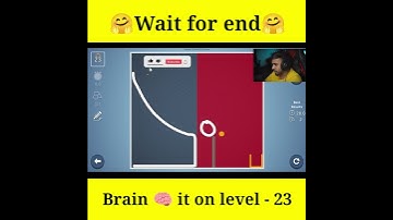 Techno gamerz playing  brain 🧠 it on level 23 || #shorts #youtubeshorts #funny #gaming #viral