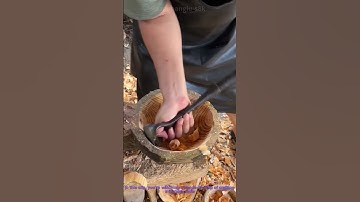Hand-Carving a Wooden Ladle: Traditional Craft in Action