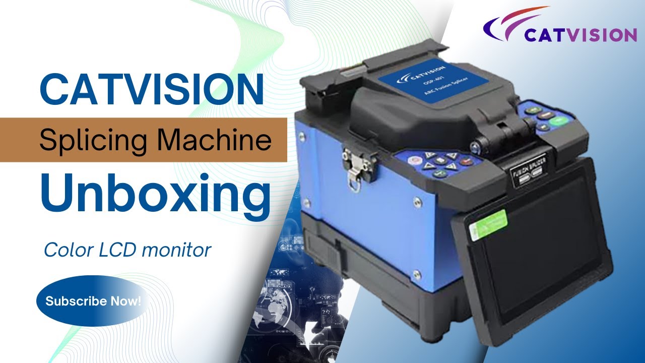 Catvision Splicing Machine | Unboxing and How to Use Catvision Splicing ...