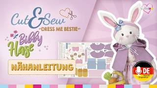 Nähanleitung Cut & Sew Stoffpaneel “Dress Me Bestie” ♥ BIBBY BUNNY (Deutscher Originalton)