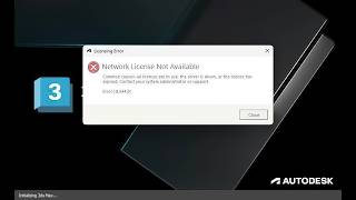 Hướng Dẫn fix lỗi Network license Not Available
