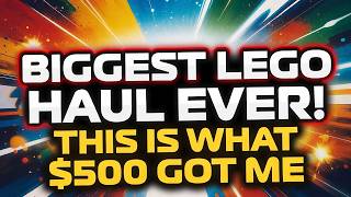 My BIGGEST LEGO Haul Ever! What $500 Got Me in Bricks & Pieces (Massive Order Unboxing)