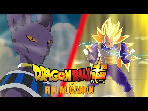 Si Dragon Ball Super fuera FIEL al CANON | Vegeta SSJ3 vs Bills