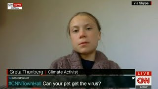 Greta Thunberg hopes coronavirus teaches us to listen to experts on the ‘climate crisis’