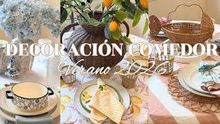 DECORACIÓN COMEDOR | VERANO 2026 | DECORACIÓN VERANO 2026 | IDEAS DECORACIÓN VERANO 2026