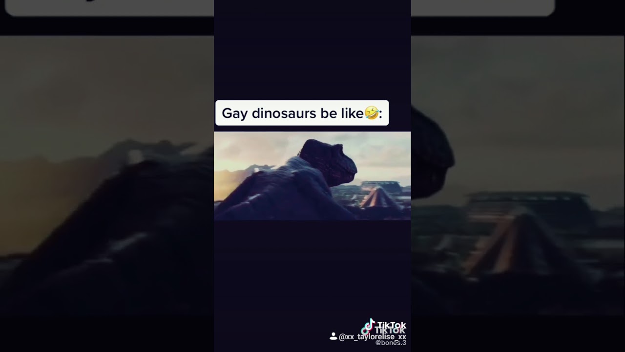 Gay dinosaur meme - YouTube