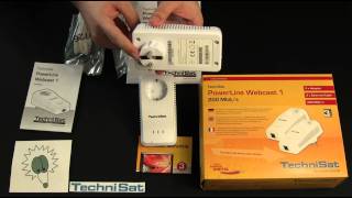 TechniSat Powerline Adapter Webcast 1 Unboxing & Kurzreview in Deutsch Lan Wlan