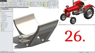 SolidWorks Tutorial Tractor 26.Pivot Axle