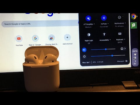 Como ligar os teus AirPods ao Chromebook