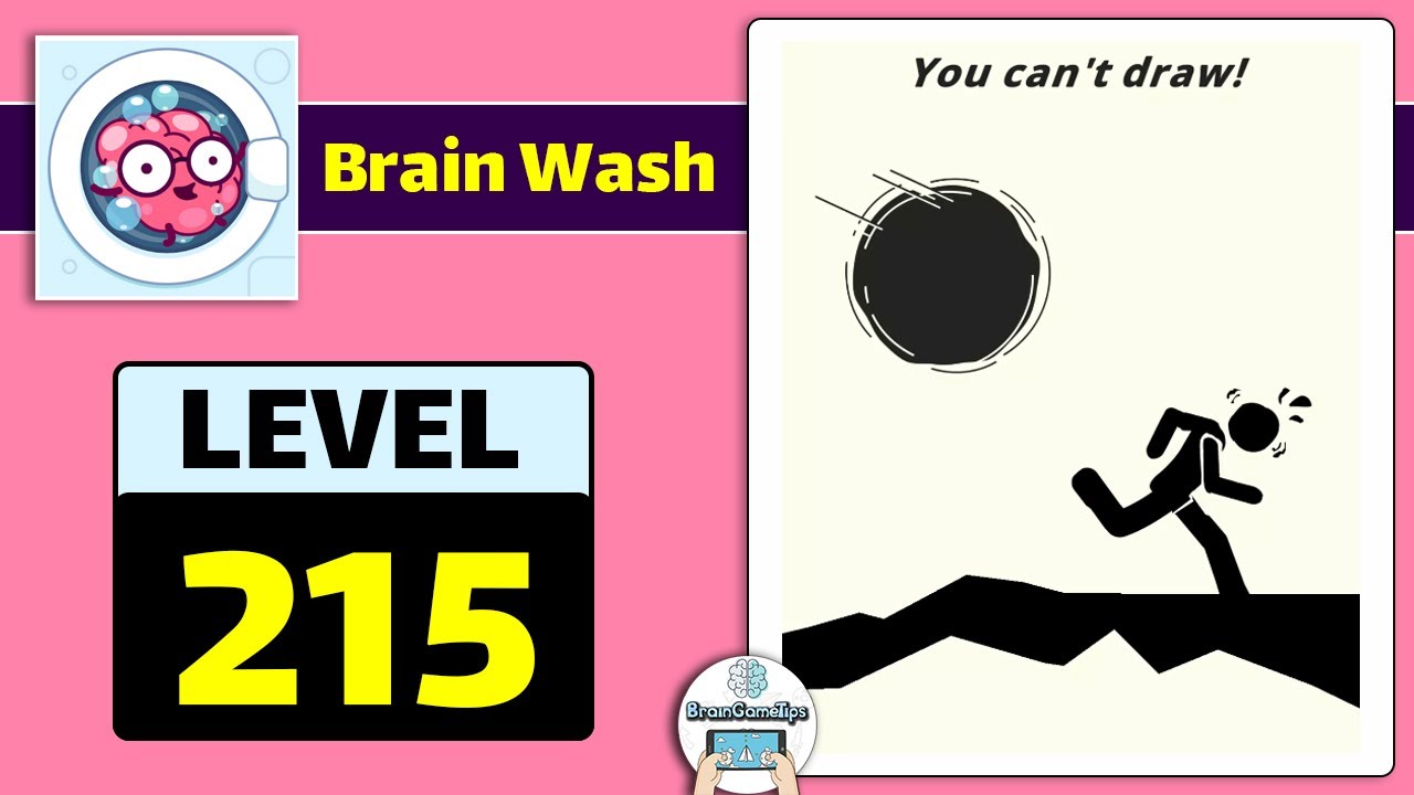 Brain Wash - Puzzle Mind Game - Level 215 Solution