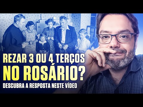 Rezar três ou quatro terços no Rosário? Descubra a resposta neste vídeo.