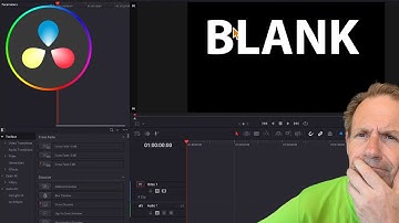 Hoe maak je lege clips in DAVINCI RESOLVE