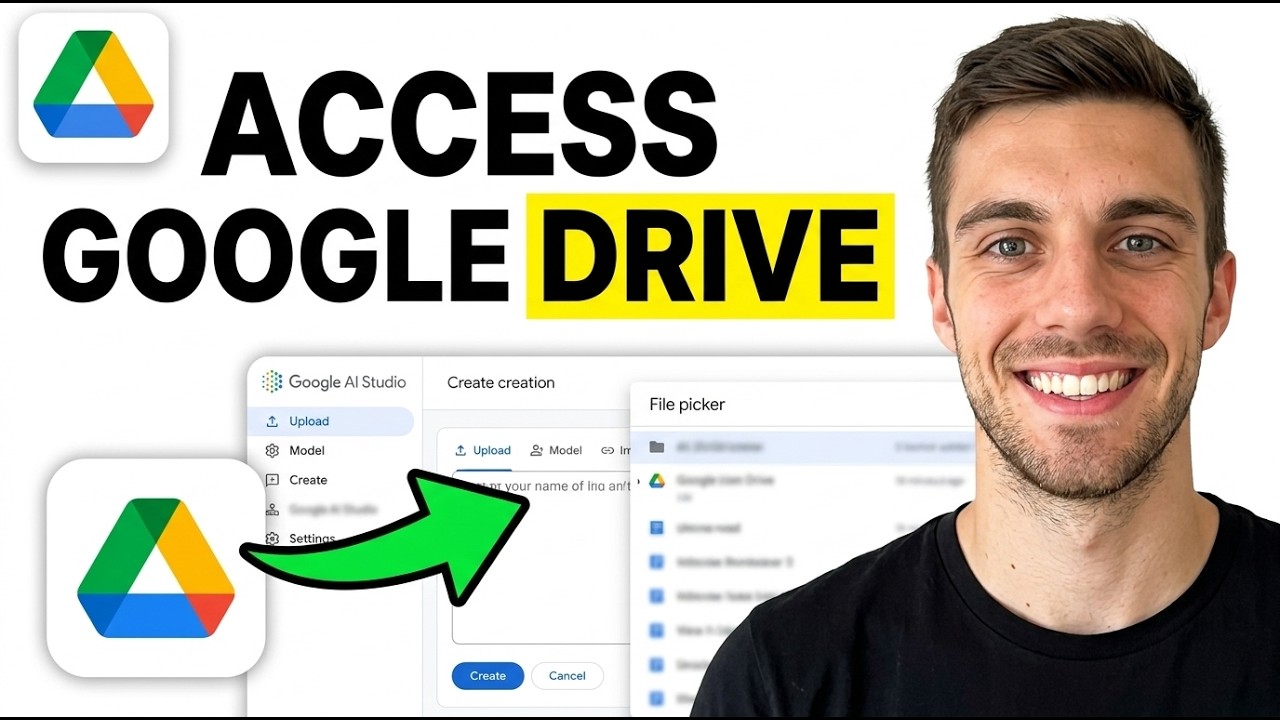 How to Access Google Drive on Google AI Studio (Easy & Fast) - YouTube