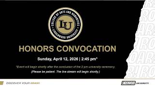 LU College of Arts & Humanities Honors Convocation 2026