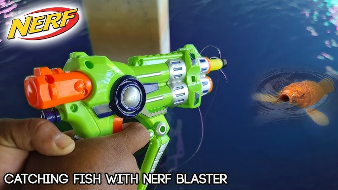 DIY Rocket Fishing Rod from NERF GUN!! Catches Real FISH!! (Fishing  Challenge) 