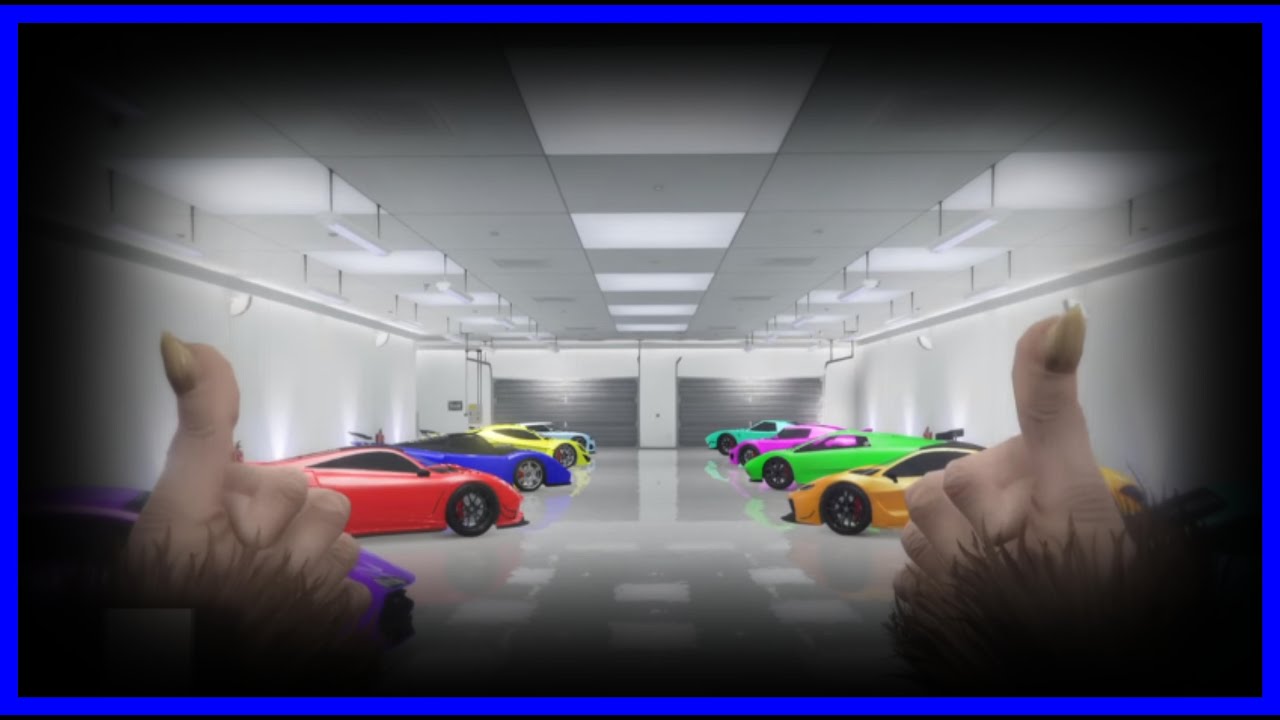 GTA 5 ONLINE SICK MODDED PAINT JOBS GARAGE !!! (PS4 GAMEPLAY) YouTube
