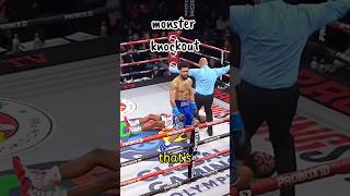 monster knockout #boxing #boxingfans #shorts