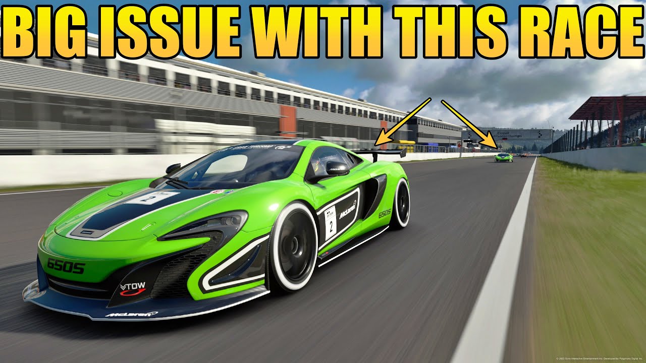 GT Sport: The BIG Issue With Spa