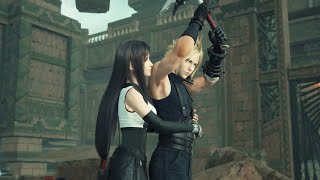 At the final moment Tifa stopped Cloud from becoming THE Next Villain